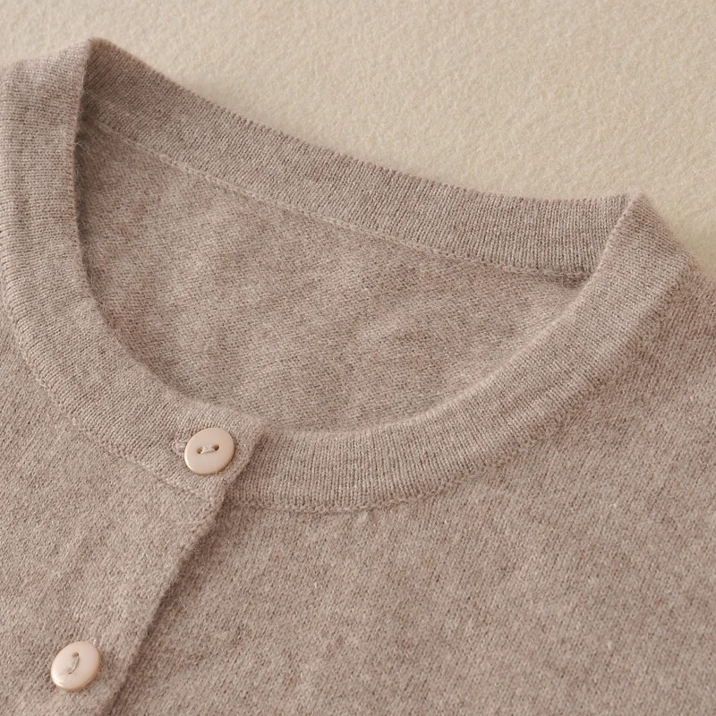 100% Cashmere Sweater for Women Winter&ampSpring O-neck High Quality Cardigans Lady Hot Sale Pure Knit Outwear Clothes |