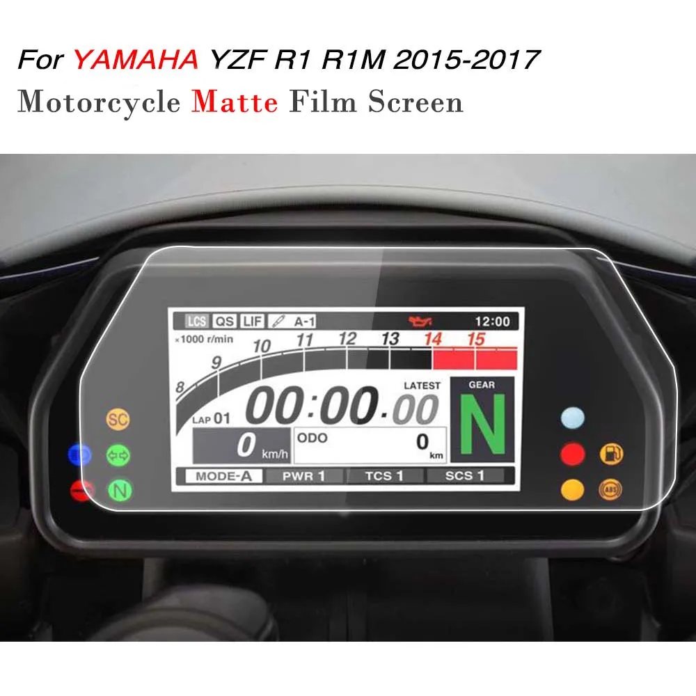 KEMiMOTO для YAMAHA YZF R1 R1M аксессуары кластер царапин Спидометр пленка протектор экрана R1 YZF-R1 R1M