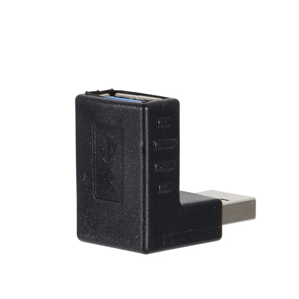 Новый USB 3 0 A адаптер Папа мама удлинитель 90 градусов прямоугольный штекер с