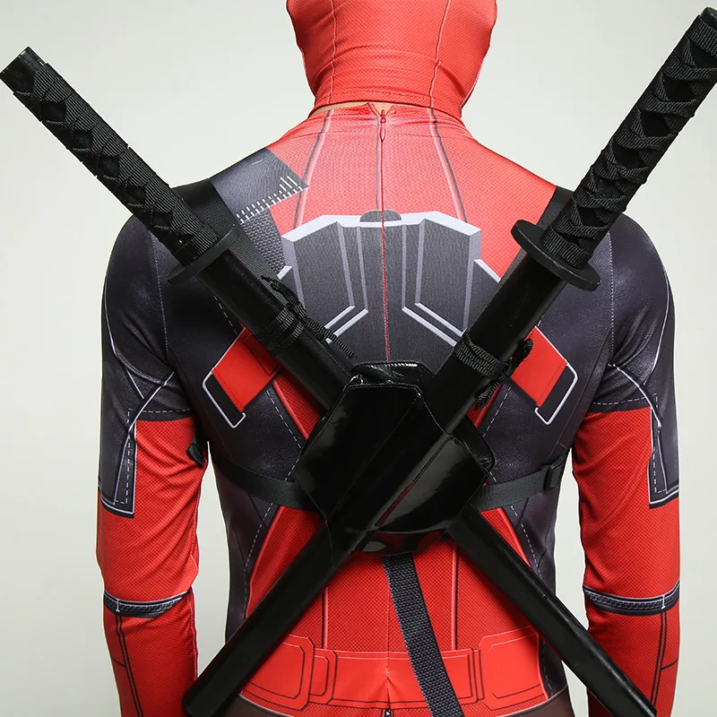 Детский костюм Дэдпул для мальчиков супергероя из спандекса карнавальный на