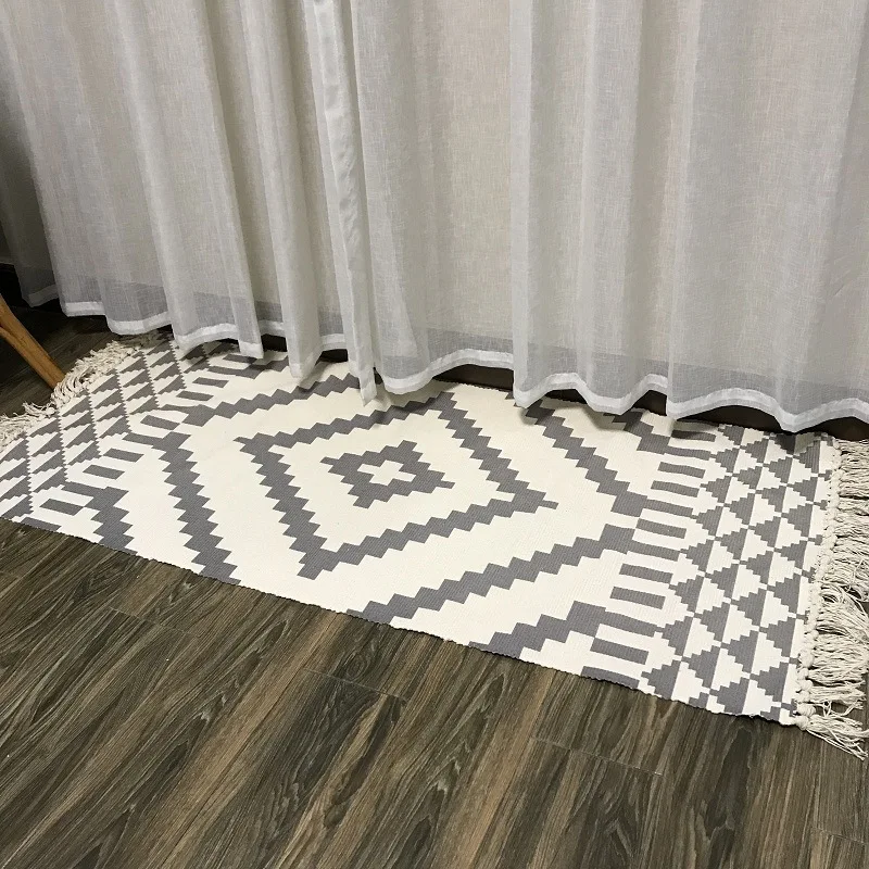 Мягкие хлопковые ковры с кисточками для гостиной спальни детской комнаты