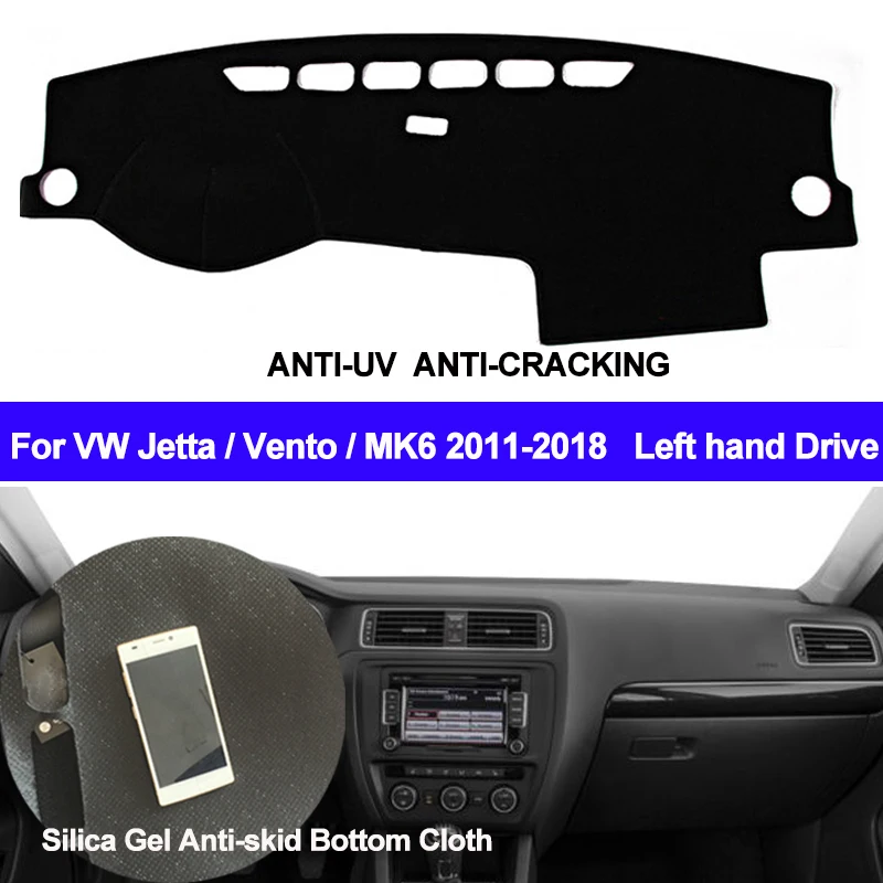 Чехол TAIJS для автомобильной приборной панели силиконовый нескользящий коврик