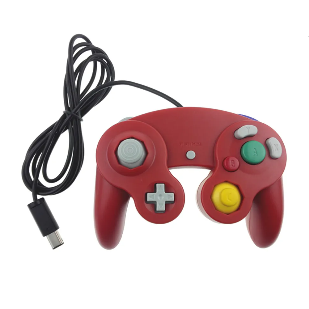200 шт. много для проводной игровой контроллер геймпад джойстик с одной кнопкой для nintendo для GameCube для wii