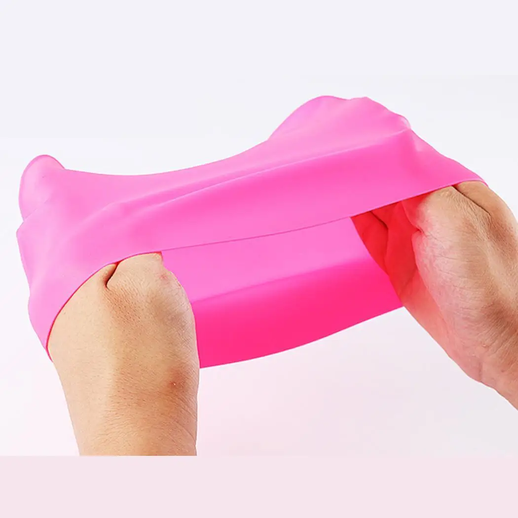 Силиконовая Водонепроницаемая шапка для плавания на нескользящей подошве