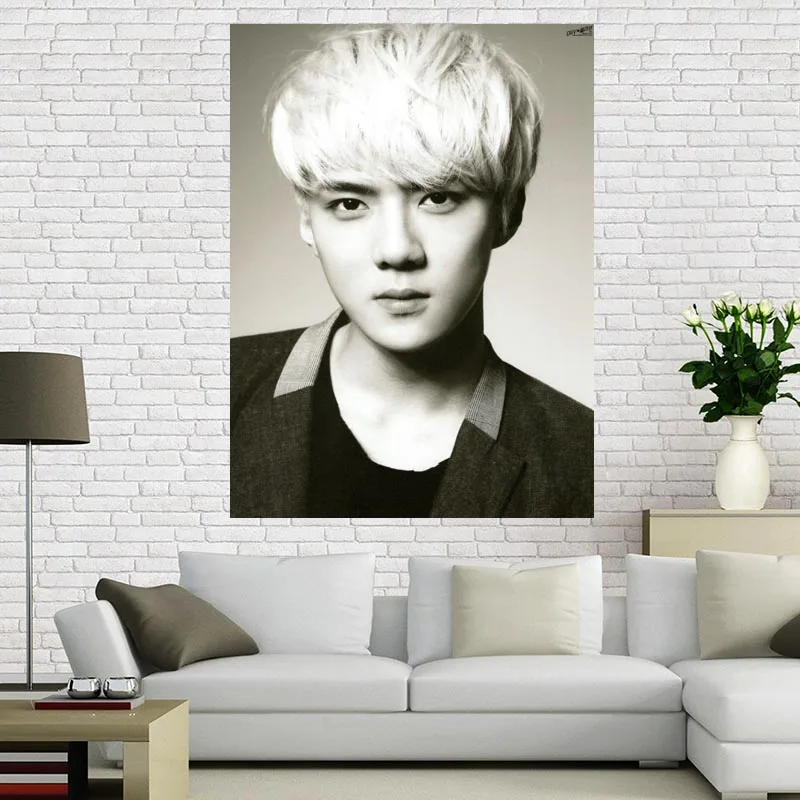 Постер exo Oh SeHun 60x90 см отделочная ткань для дома тканевый настенный постер на заказ