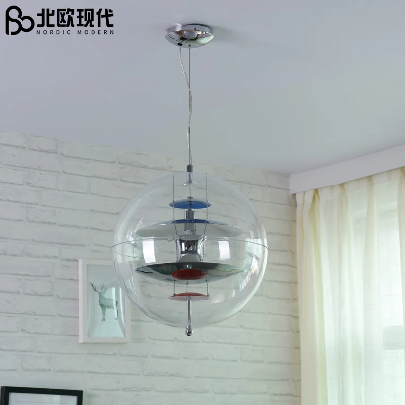 Реплика датского дизайна подвесной светильник в скандинавском стиле стеклянный