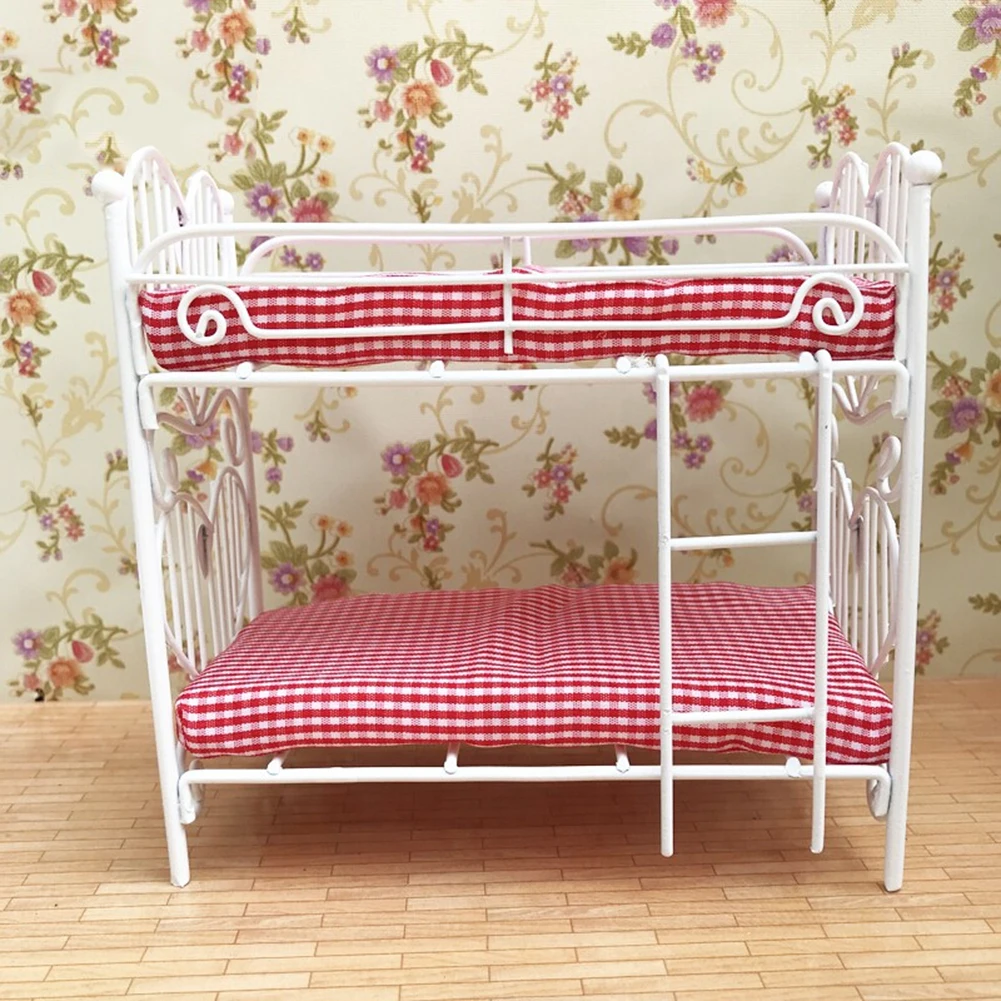 Мини-куклы дом игрушка Дарлинг кукольная мебель для кукол двухслойная кровать для кукольного домика аксессуары для девочки подарок