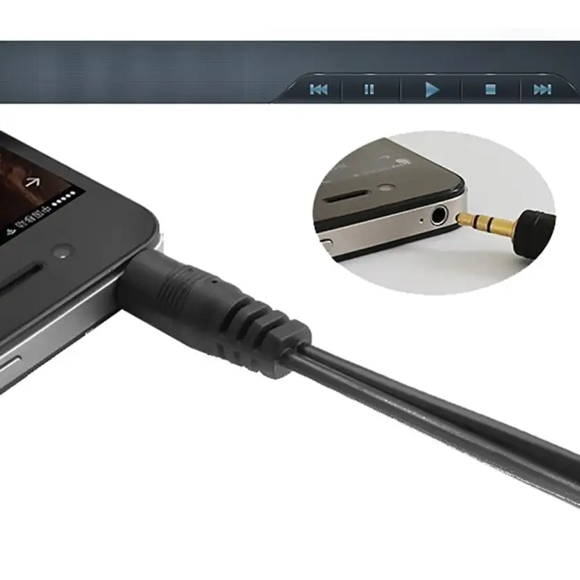1 5 м футов Y 3 мм штекер для двойной 2RCA разъем кабеля стерео аудио сплиттер Aux
