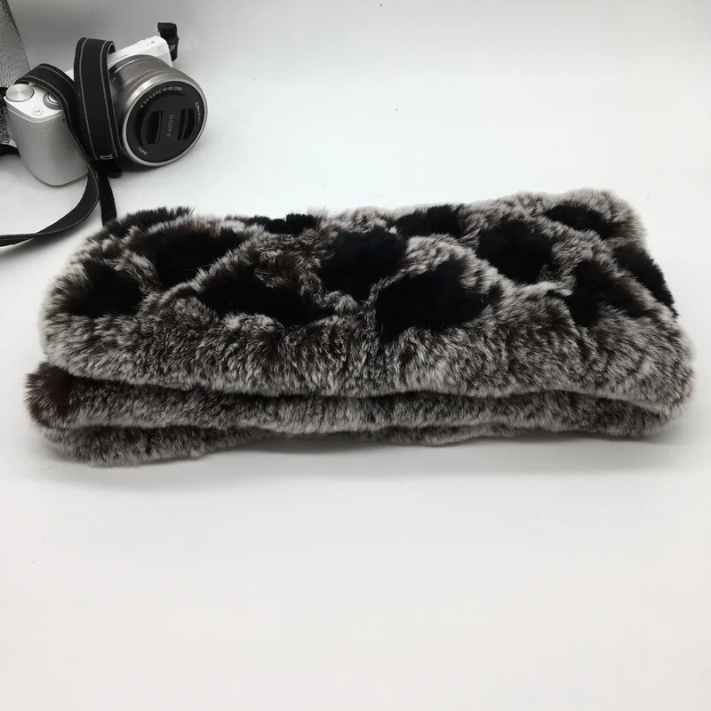 Шарфы женские из 2017 натурального меха зима вязаные шарфы TU118