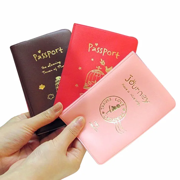 Новинка милая Женская Обложка для паспорта в Корейском стиле водонепроницаемая
