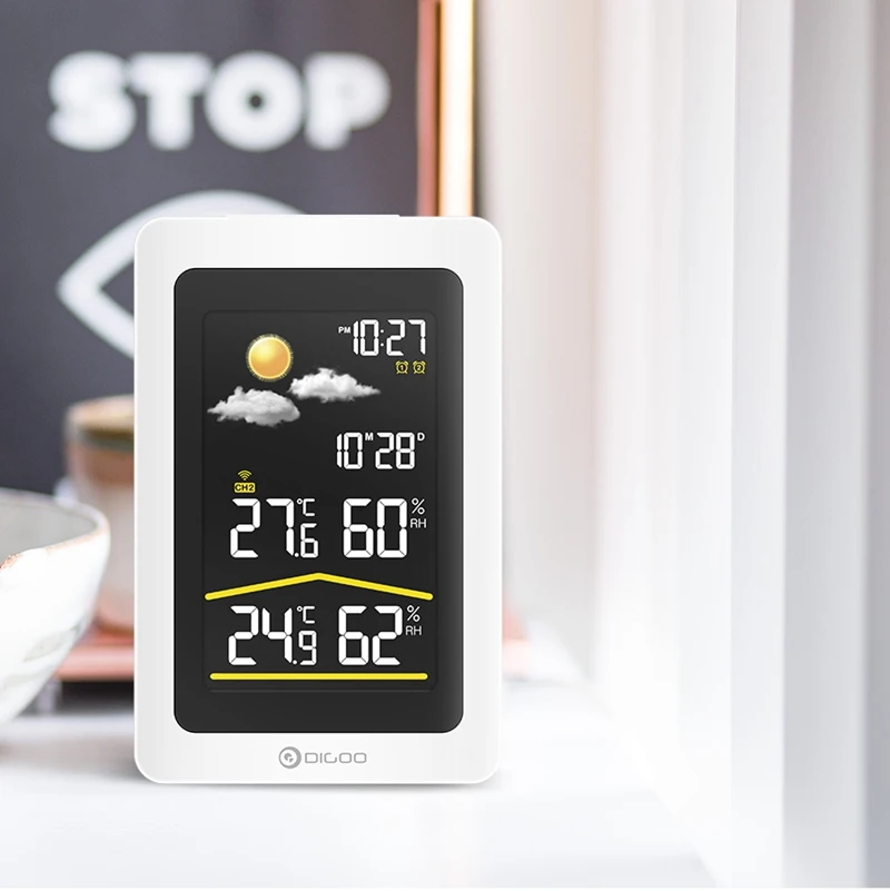 Новинка! Digoo DG TH11300NF умный дом беспроводной HD цветной экран USB открытый для