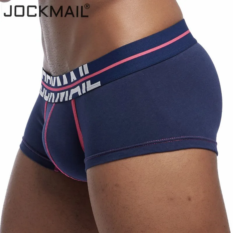 

JOCKMAIL New sexy men underwear boxer cueca male panties Cotton boxershorts men Pressure line Soft Underpants Shorts men trunks