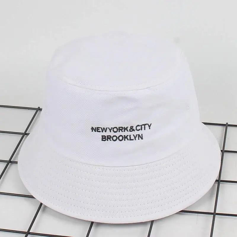 Панама из 2020 хлопка с вышивкой букв шляпа рыбака складная Кепка уличная дорожная