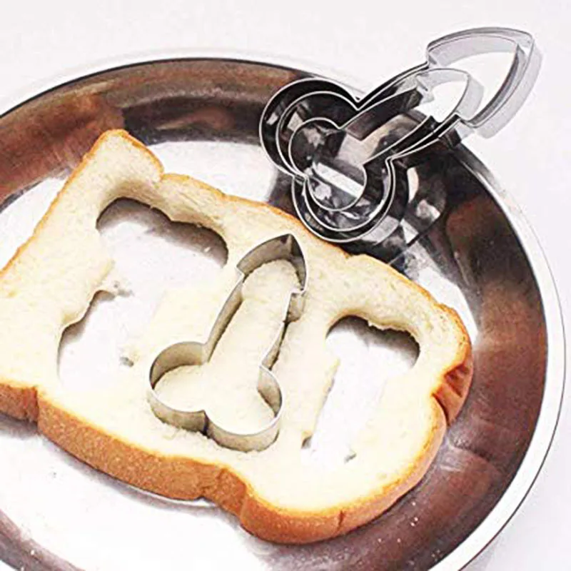 9 шт. Нержавеющая сталь пенис для нарезки печенья в виде 3D девичник нож