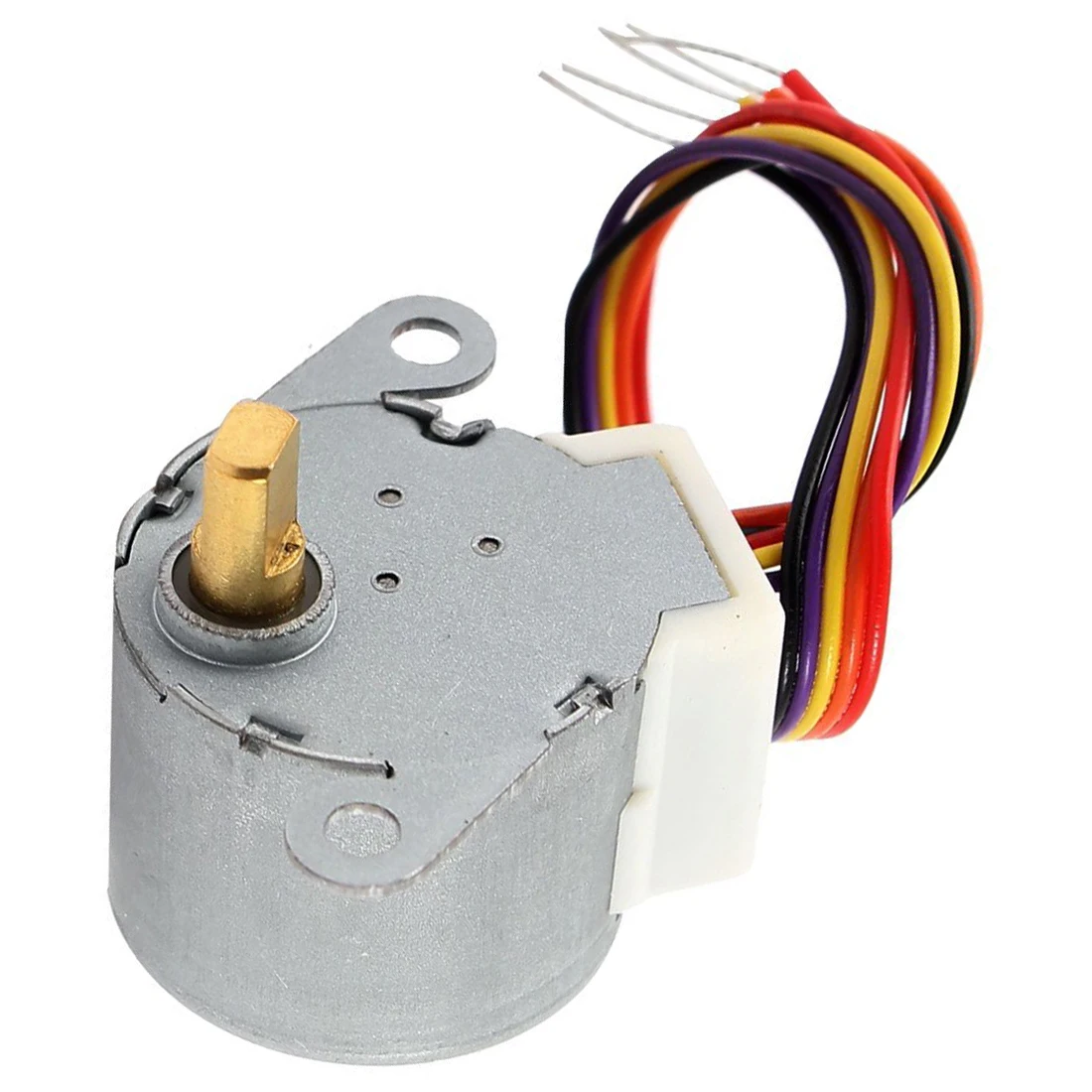 Высокое качество DC 12V CNC редукционный тактовый шаговый двигатель 0.6A 10oz.in 24BYJ48 Silver |