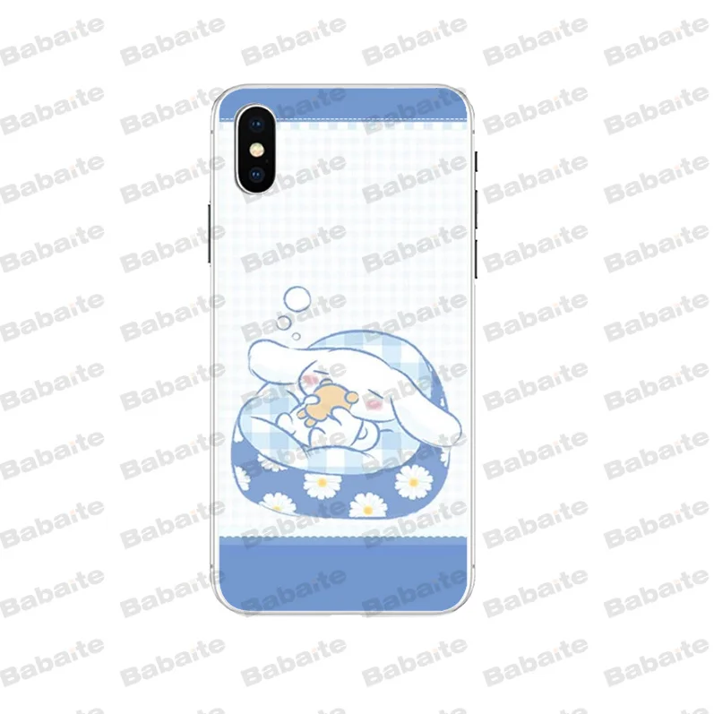 Babaite cinnamoroll Модный чехол для телефона с принтом, аксессуары для Apple iPhone 8 7 6 6S Plus X XS max 5 5S SE XR