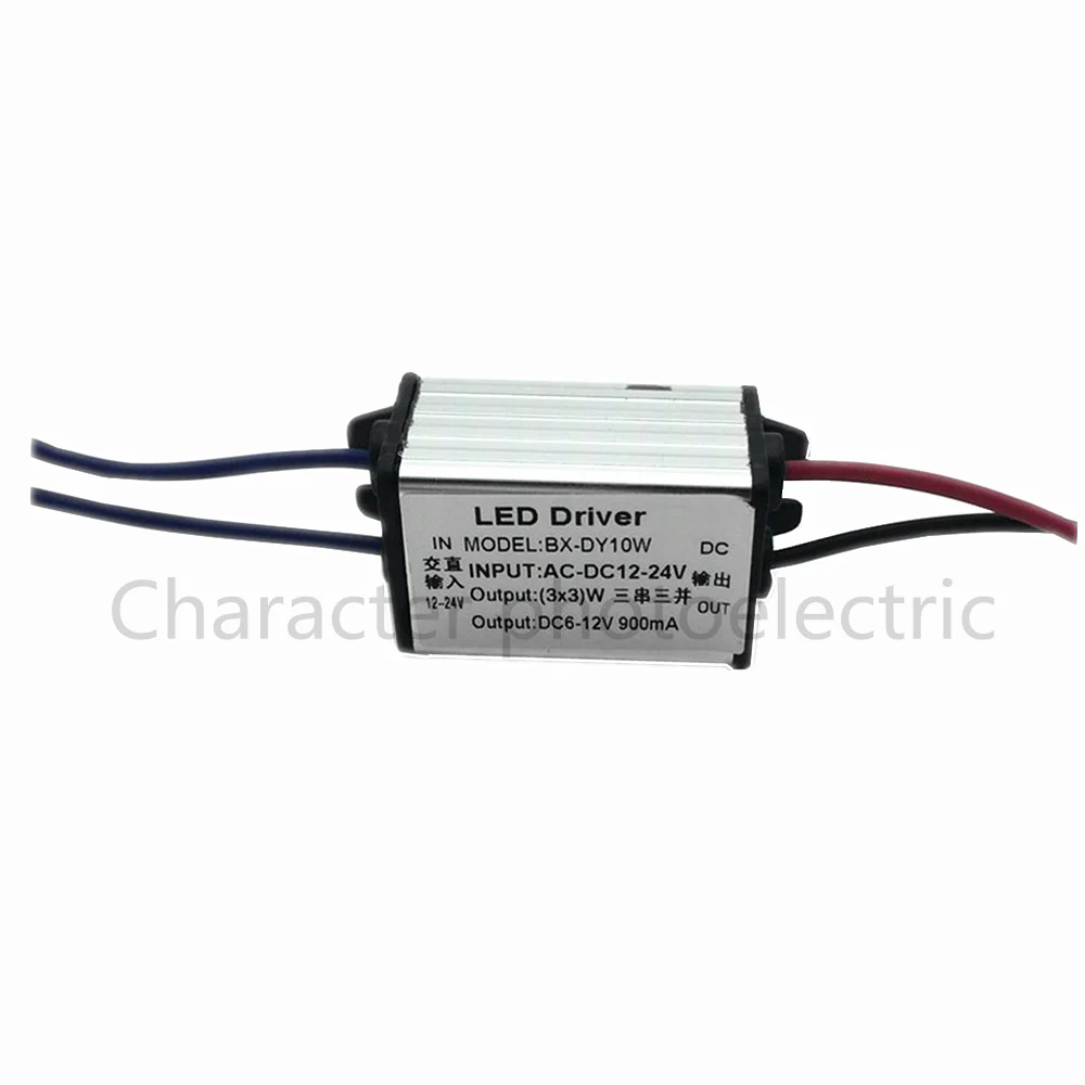 5 шт. AC/DC 12-24 V 10wr Водонепроницаемый светодиодный драйвер Водонепроницаемый IP67 Выход с источником питания от постоянного тока, 6-12 V 900 мА источник питания для Светодиодный свет