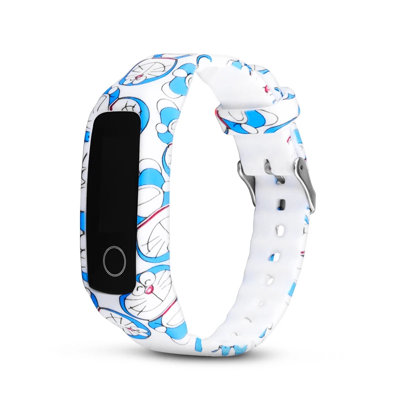 Jingle cat Для huawei honor band 4 5 ремешок мягкий силиконовый браслет все включено Камуфляжный защитный рукав honor band 4 сменный ремешок - Цвет: Jingle cat