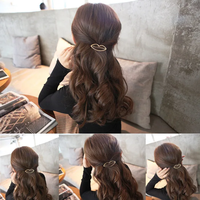 Metal Ponytail Holder with Different shape Hairclips women hair accessories for a half-up hairstyle | Scrunchie