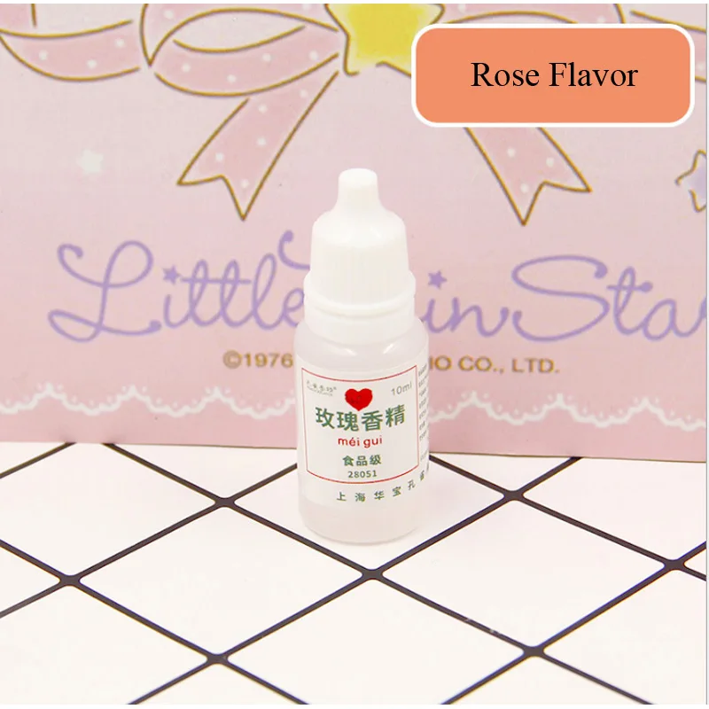 Rose Flavor Клей для слаймов 10 мл пигментная краска краситель набор глина "сделай сам" набор блеск Автомат фасовочный для сыпучих продуктов пигмент Декор игрушки родители дети интерактивный пушистый слизь игрушка - Цвет: Rose Flavor