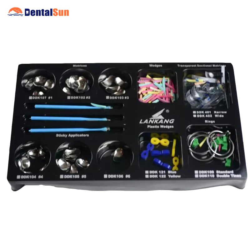 Стоматологический комплект металлических секционных контурных матриц