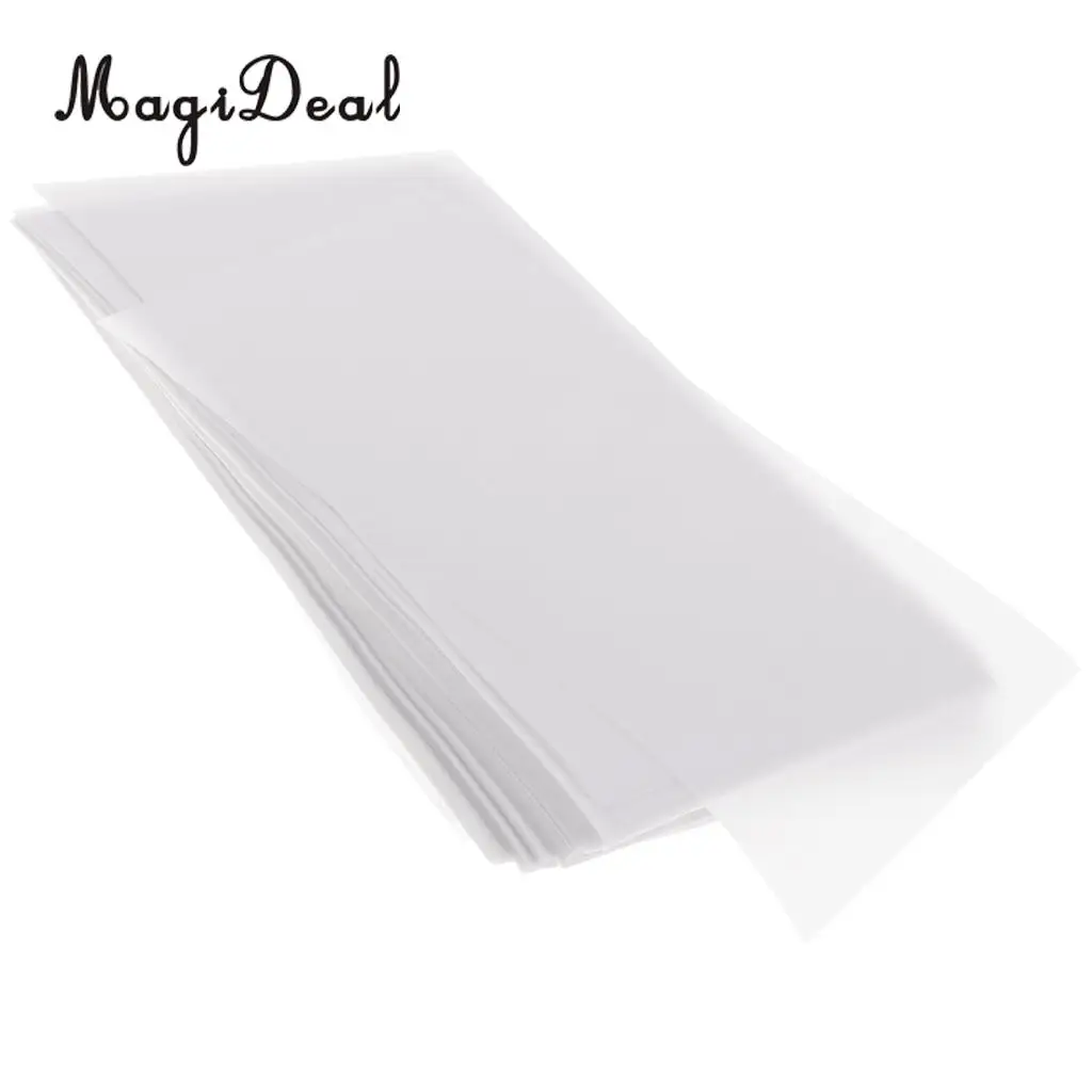MagiDeal 200 шт. 63gsm Clear Прозрачный отслеживания Бумага листы для рисования 15x10 см для Скрапбукинг карты искусству изготовления Бумага Декор