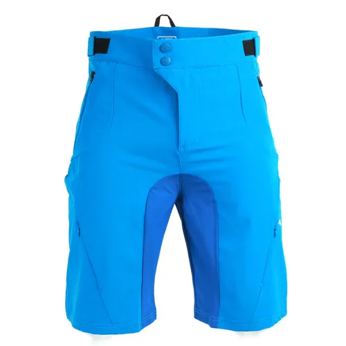 CUBE BLUE Free Shipping New Downhill Mtb Shorts Men Breathable Cycling Shorts Summer Bicycle Mountain Bike Shorts Male Short - Цвет: CUBE BLUE
