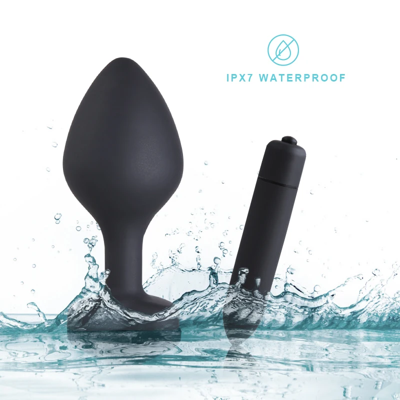 Силиконовый Анальная пробка с сердечком ювелирных изделий фаллоимитатор