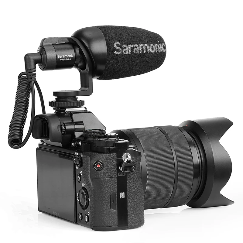 Новый Saramonic Vmic мини конденсатор направленный микрофон с TRS & TRRS кабелем для iphone 8 Plus