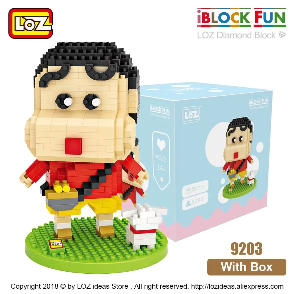 9203 With Box LOZ, алмазные блоки, сборка, аниме, фигурка, Kawaii, мини микро строительные блоки, кирпичи, сделай сам, развивающие игрушки для детей, подарок - Цвет: 9203 With Box