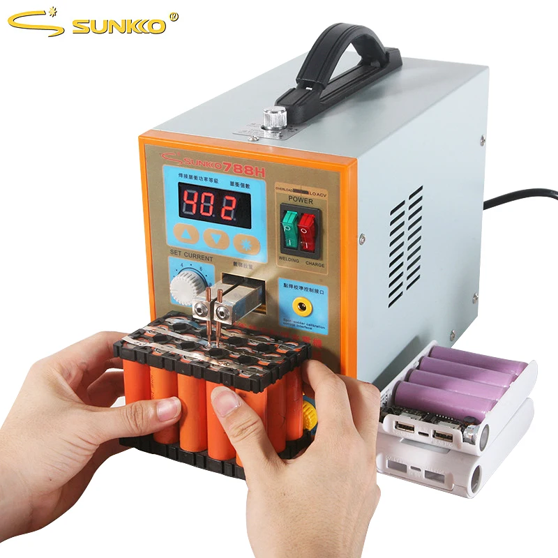 SUNKKO 788H Батарея машины для точечной сварки 1.5KW Многофункциональный точечная