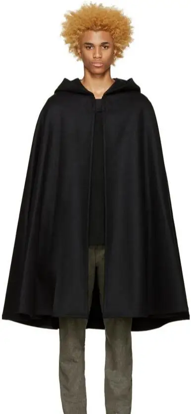 S ~ 5XL! Новая мужская одежда большого размера свободная накидка индивидуальное