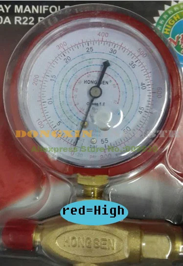 

1-way Manifold gauge R410 HS-466NA Single Gauge for R410 R22 R134A R407