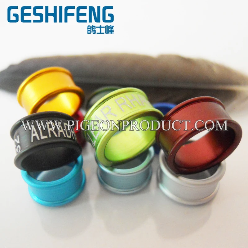 8000 шт. новейшие высококачественные алюминиевые бирки голубя 2 16 мм|Кольца на