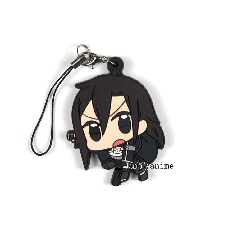 Меч искусство онлайн резиновая подвеска талисман SAO Kirigaya Kazuto Kirito Leafa Lisbeth Yuuki Asuna