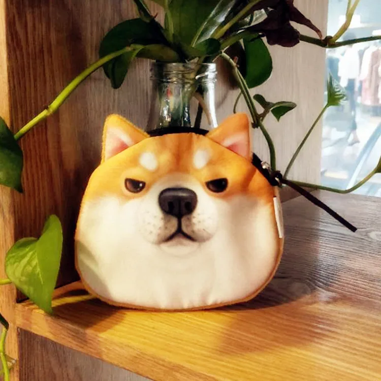 2 Кошелек для монет с 3D принтом животных для девочек, кошелек для монет, Женский Детский кошелек, кошельки на молнии, мультяшный Кошелек для монет, кошелек для собак и кошек - Цвет: 2