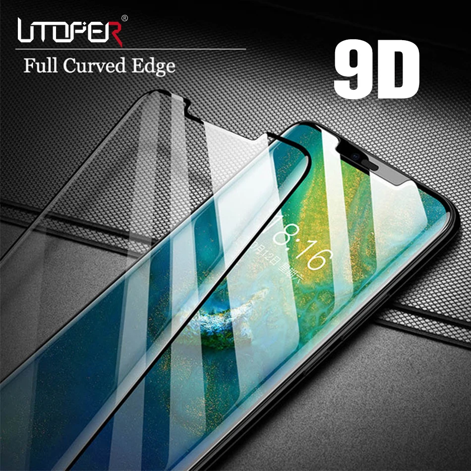 Закаленное стекло 9D для ASUS Zenfone Max Pro M2 ZB631KL Защитное экрана ZB633KL полное покрытие |