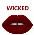 wicked Красота матовая губная помада макияж Batom mate длительный Pintalabios Детские губы Косметическая губная помада - Цвет: wicked