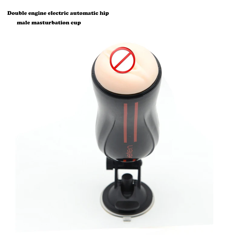 Leten Fantasy 3 Electric Hip Dual Engine 10 Modes Vibration Male Hands Free Masturbator w/ Strong Sucker Adult Sex Toys for Men | Красота и
