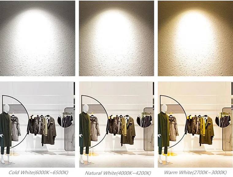 Square Micro Recessed Dimmable LED Downlights 4W10W20W30W COB LED Ceiling Lamp AC110V~220V LED Wall Spot Lights Indoor Lighting