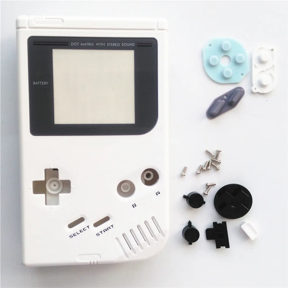Для Gameboy Classic для GB DMG GBO разноцветная ракушка чехол Полный комплект Замена для игровой консоли Gameboy