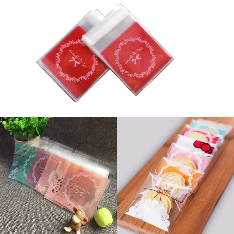 100 шт./лот прекрасный прозрачный галстук бабочка печенья конфеты Подарочные