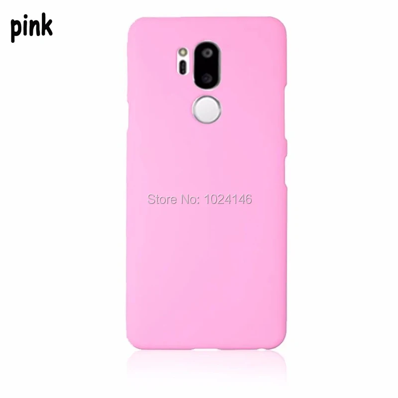Для LG G7 ThinQ 6 1 &quotНовый тонкий матовый Жесткий пластиковый Чехол конфетный цвет