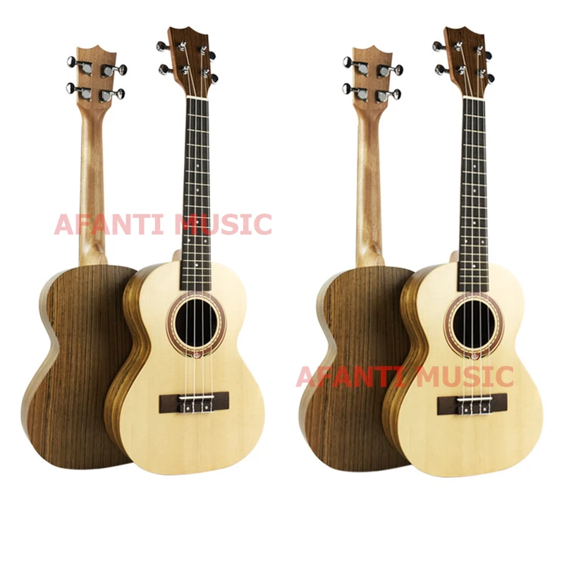 Afanti музыка Picea Asperata/орех/26 дюймов Гавайские гитары укулеле(dga-202