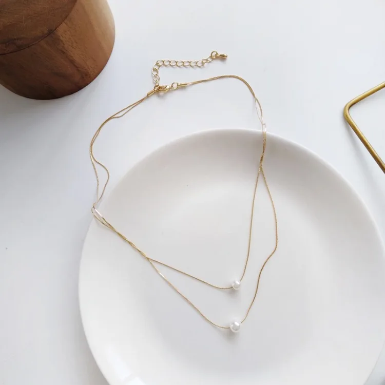 Женское ожерелье золотого цвета винтажное ожерелье-чокер многослойное