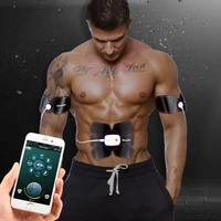 smart app multi ems abdominal muscle trainer electronic muscle stimulator exerciser machine body slimming fitness massage suit