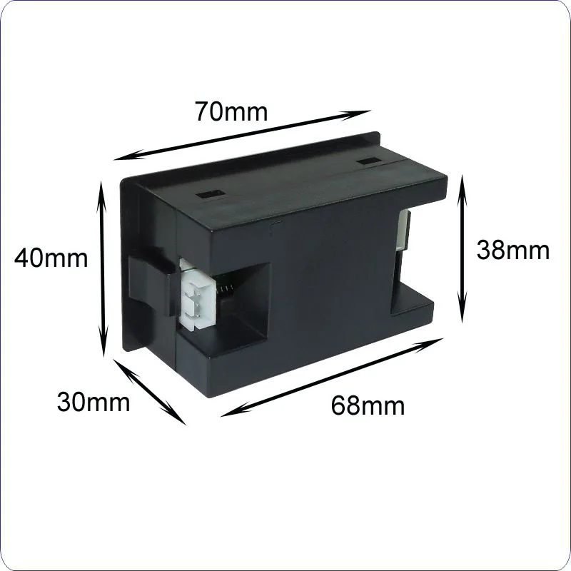 СВЕТОДИОДНЫЙ цифровой измеритель напряжения тока 5 100 в датчик холла DC 0 50A