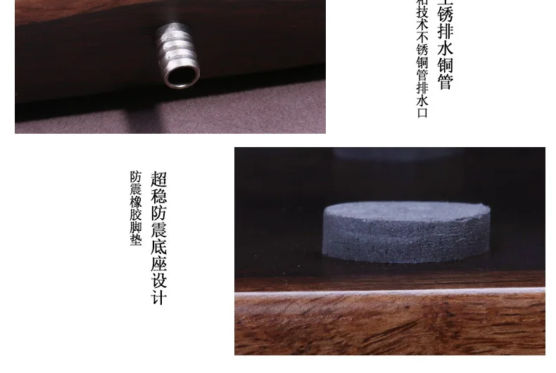 С фабрики 50*25*5 см Ebony чайный поднос китайский чайный столик кунг-фу чапан Бытовая чайная доска, чайный набор Chahai подарок