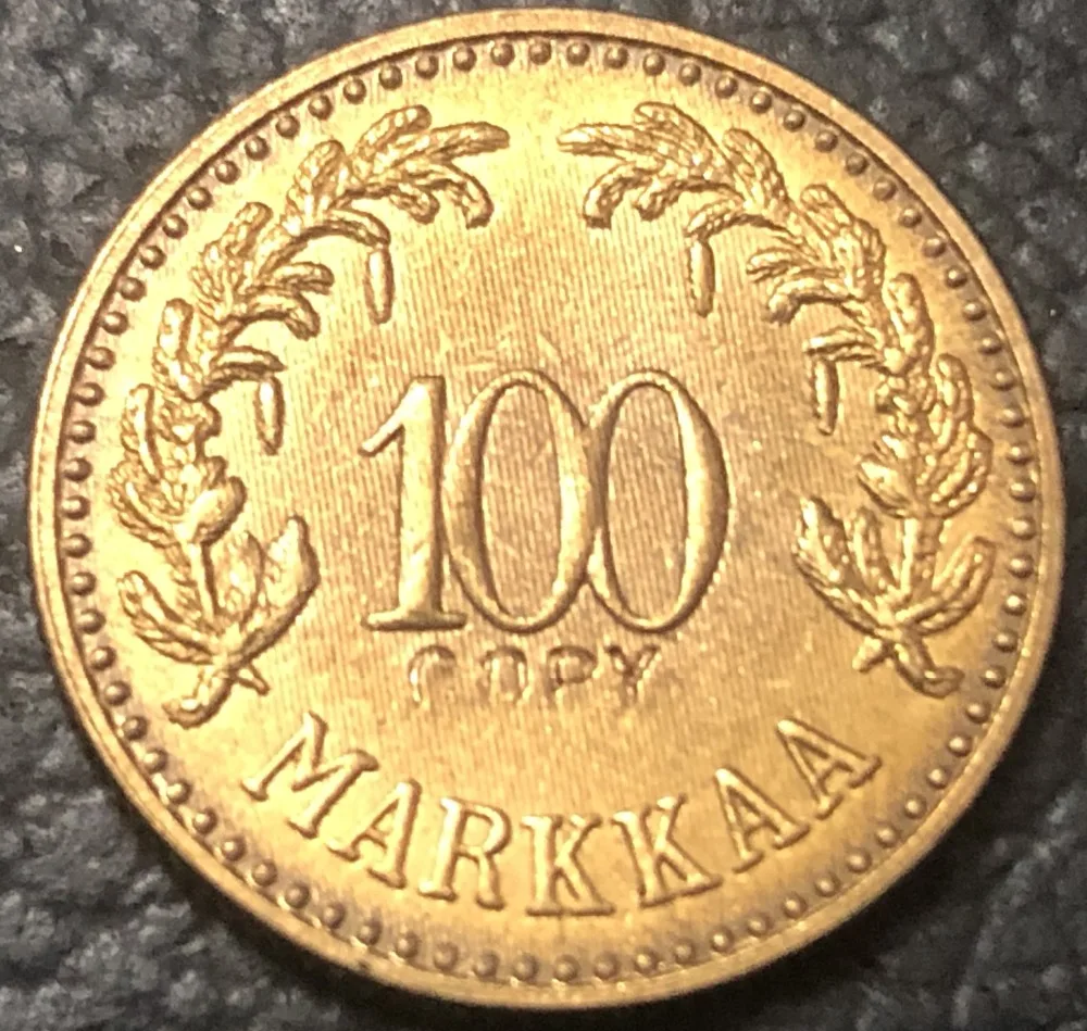 1926 Finland 100 Markkaa копия золотой монеты|Безвалютные монеты| |
