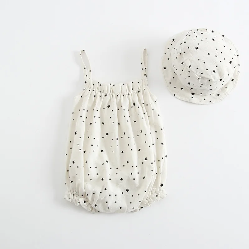 2019 Korean Baby Newborn Infant Rompers Climbing Clothes Summer Cotton Triangle Neonatal Kids With Hats | Детская одежда и обувь